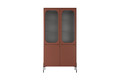 High Display Cabinet Sonatia 100, burgundy