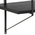 Wall Shelf Combination Belfast 2, grey/black