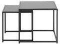 Nesting Tables Set of 2 Seaford, black