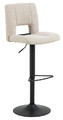 Bar Stool Sylvia, beige/black