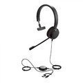 Jabra Evolve 20 UC Mono Headset, USB-A & USB-C, Black