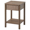 TONSTAD Bedside table, brown stained oak veneer, 40x40x59 cm