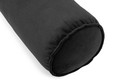 Decorative Velvet Cushion 50 cm, black