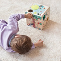 LILLIPUTIENS Wooden Activity Cube - Farm 12m+