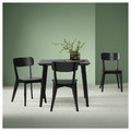 LISABO Table, black, 88x78 cm