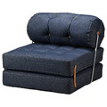 VÅRKUMLA Chair-bed, Vansta blue
