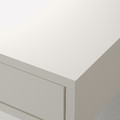 EKBY ALEX Shelf with drawers, white, 119x29 cm