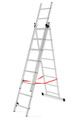 AW Aluminium Ladder Basic 3x8 Steps 150kg