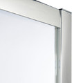 Cooke & Lewis Shower Enclosure Onega 80x80x190cm, chrome/transparent