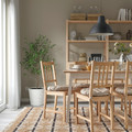 VIPPÄRT Chair pad, beige, 38 cm