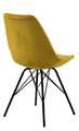 Chair Eris, corduroy, yellow