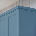 LERHYTTAN Deco strip, contoured edge, blue, 221 cm