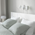 MALM Bed frame with mattress, white/Åbygda firm, 160x200 cm