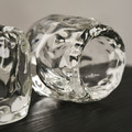 STOCKHOLM 2025 Tealight holder, clear glass, 8 cm