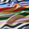 SNÖDROTTNING Pillowcase, multicolour/striped, 50x60 cm