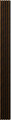 Stegu Wall Decorative Lamellas Comfort, hazelnut/black, 5 slats/1 tile