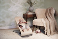 BABYBJÖRN Bouncer Balance Soft Woven - Khaki / Beige