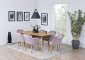 Upholstered Chair Emilia Velvet, dusty rose