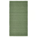 TIDTABELL Rug, flatwoven, green, 80x150 cm