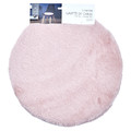 Set of 6 Chair Pads Furry, pink