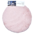 Set of 6 Chair Pads Furry, pink