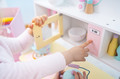 Pastel Wooden Kitchen Large Playset with Accessories & Light 3+
