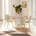 Dining Table Maxim, oak veneer/white