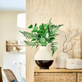 SMYCKA Artificial bouquet, in/outdoor eucalyptus/green, 40 cm