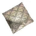 Cushion Geometry 45x45cm, velvet, black