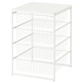 JONAXEL Frame/wire baskets/top shelf, 50x51x70 cm