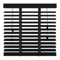 Venetian Blind 80 x 220 cm 50 mm, black