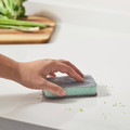 SVAMPIG Sponge, grey-green, 3 pack