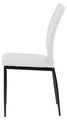 Chair Demina, faux leather, white