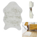 Faux Sheepskin Rug Cuso, white