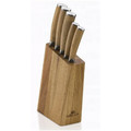 Gerlach Block Knife Set Natur, 5pcs