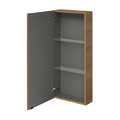 GoodHome Bathroom Cabinet Imandra 40 x 90 x 15 cm, walnut