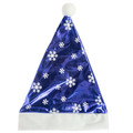Shiny Santa Hat, Blue