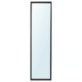 NISSEDAL Mirror, black, 40x150 cm