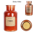 Scented Candle in Glass Bottle XL D Ambre