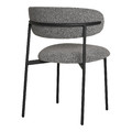 Boucle Dining Chair Mira Light Gray