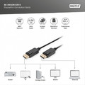 Assmann Connection Cable DisplayPort 8K 30Hz UHD Typ DP/DP M/M black 2m