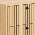 Bedside Table Nightstand Albany, natural oak