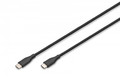 DIGITUS USB-C silicone connection cable, 0.5m, black