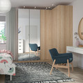 FORSAND Door, white stained oak effect, 50x229 cm