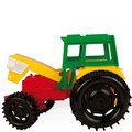 Tractor with Horse Trailer, assorted colours, 12m+