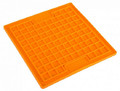LickiMat Playdate for Dogs, soft, orange