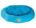 MIMIKO Pets Dog Bed Lair Shaggy Round XL 75cm, turquoise