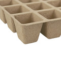 Verve Natural Tray Seed Pots 4.5 x 4.5 x 24cm 5pcs