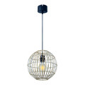 GoodHome Pendant Lamp Dacite 1 x 40W E27 28cm, light bamboo