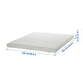 ÅFJÄLL Foam mattress, medium firm/white, 140x200 cm